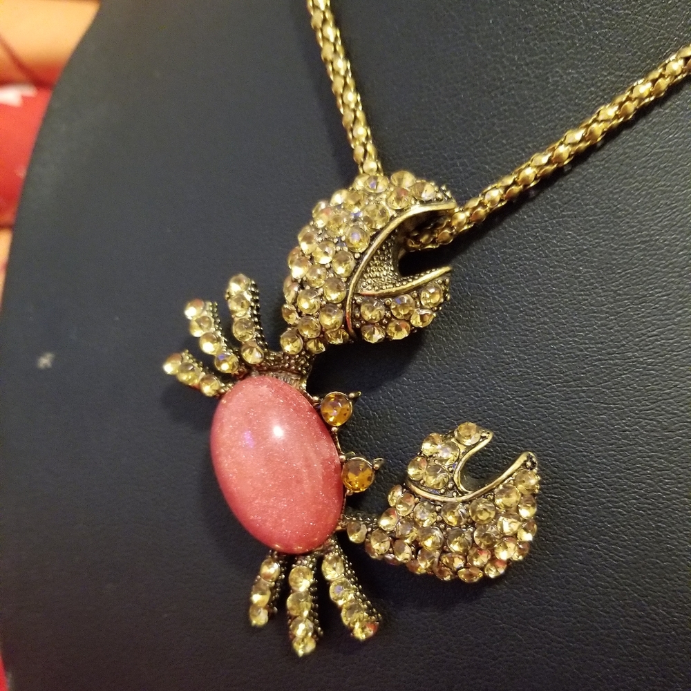 Crab Necklace.